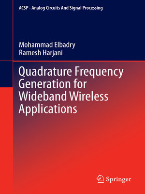 cover image of Quadrature Frequency Generation for Wideband Wireless Applications